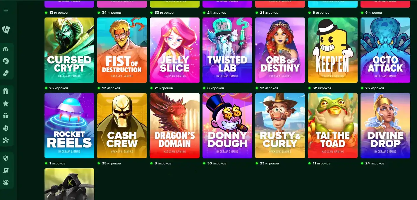 Мобильная версия казино Фонтан на экране смартфона